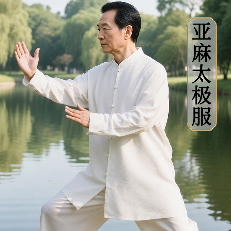 亚麻高端太极服2026新款热销1W件图片