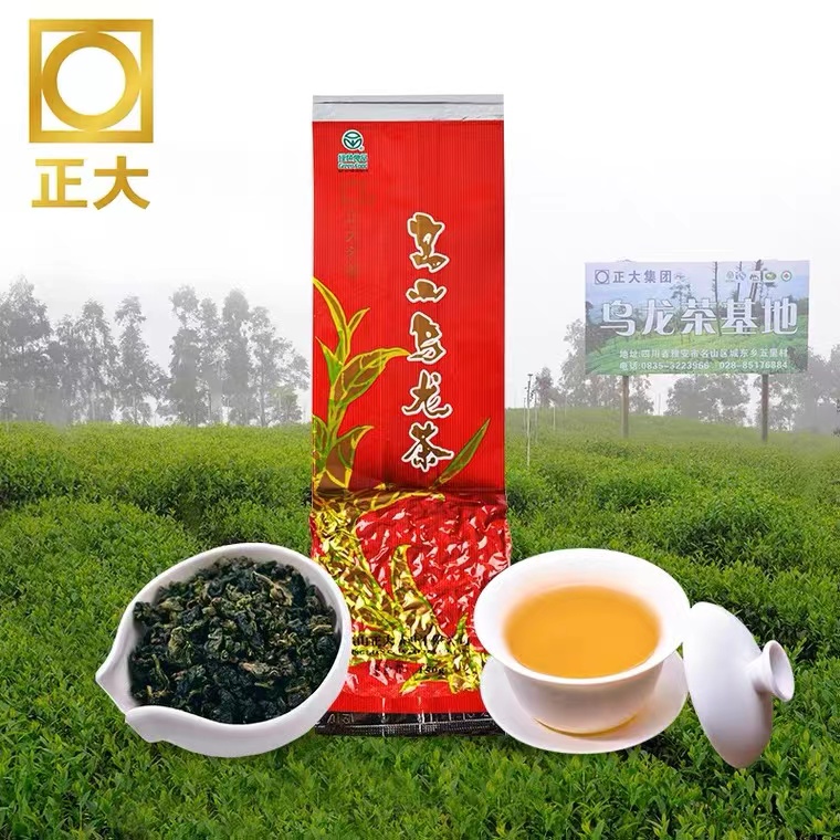 正大名茶蒙顶山茶高山乌龙茶叶半发酵乌龙茶袋装 150g