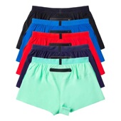 零阻力运动训练跑步健身田径带平角内衬装 手机马拉松速干三分短裤