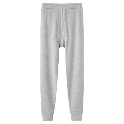 百分百纯棉男士秋裤冬季