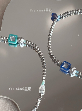 冬日烟火｜原创小众设计清冷ins高级简约捷克珠串珠项链锁骨链