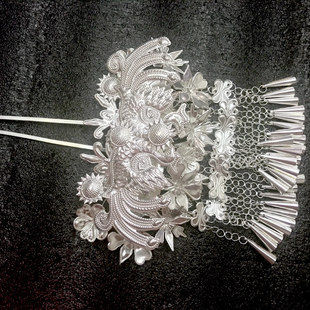 苗族银饰苗族头饰苗族发簪宫廷发簪婚纱摄影发簪汉服头饰侗族头饰