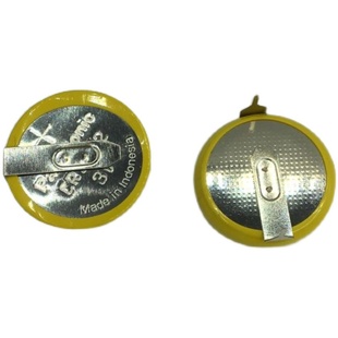 直插引脚 带卧式 脚距20mm 松下CR2032纽扣电池3V带焊脚 全新原装