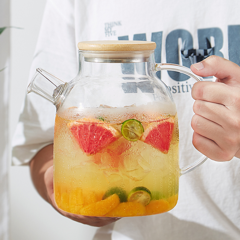 日式玻璃凉水壶夏家用水壶耐高温茶壶凉白开水杯套装大容量冷水壶 餐饮具 冷水壶 原图主图