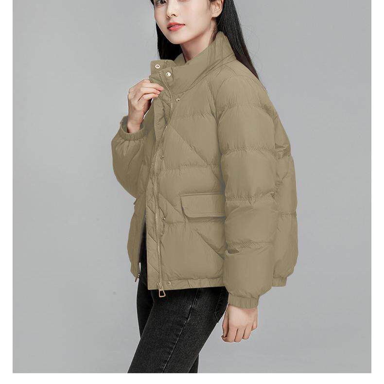 立领小个子棉服女短款2026新款韩版宽松洋气棉衣面包服外套棉袄潮