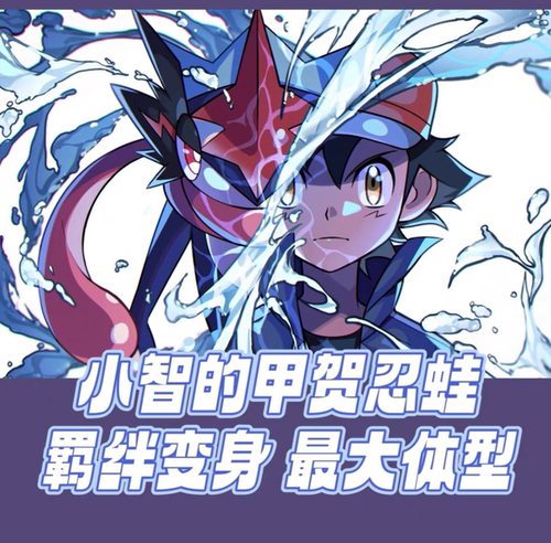 Ns Switch宝可梦朱紫小智版甲贺忍蛙 专属牵绊变身特性