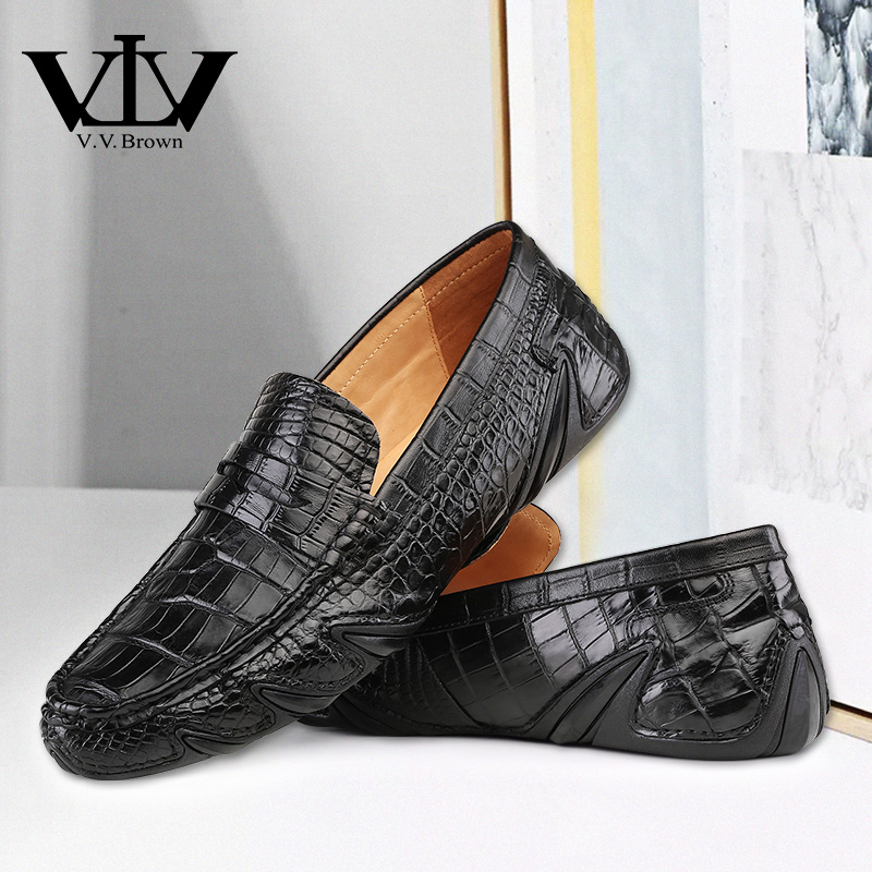 休闲风时尚套脚商务正装男士皮鞋