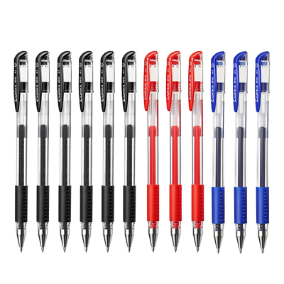 齐心0.5水笔中性笔黑色