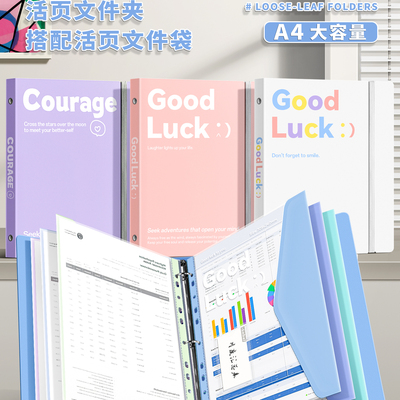 活页文件夹带内置活页文件袋