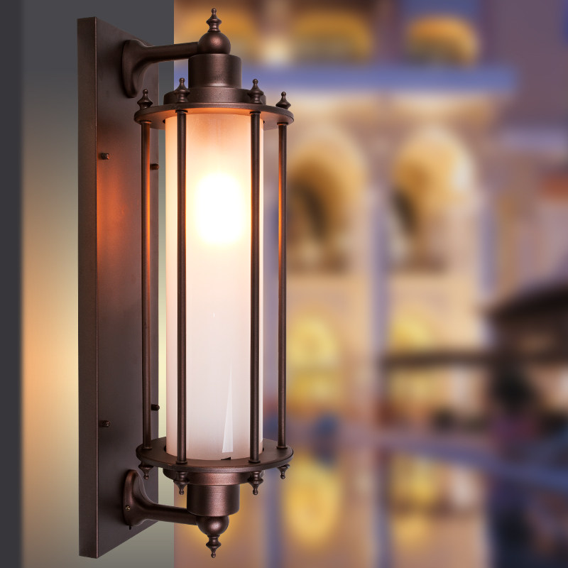户外壁灯防水庭院灯欧式复古灯LED阳台灯室外灯走道灯过道 户外灯