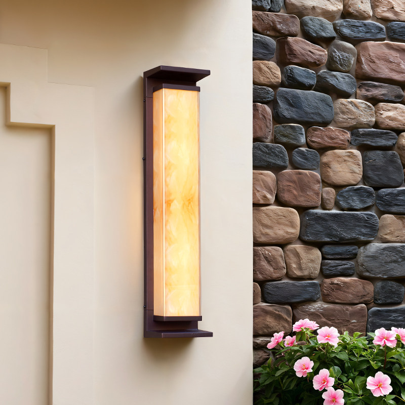 新中式太阳能仿云石壁灯户外防水别墅庭院灯大门两侧柱子免接布线,家装灯饰光源,户外壁灯,淘宝优惠券,粉丝福利购,淘宝优惠卷