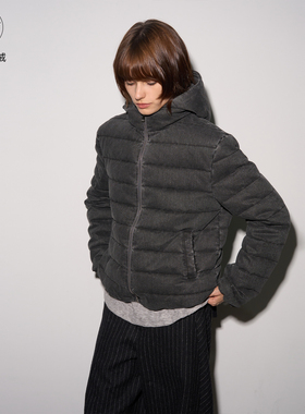 【酵洗排骨】BiLLconch重工水洗排骨羽绒服宽松廓形90白鸭绒外套
