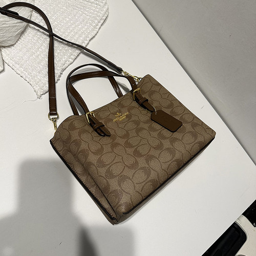 左杏托特包退货无忧轻奢印花