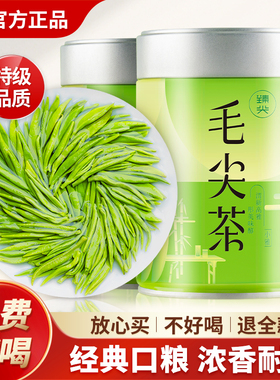 绿茶2025新茶明前高山云雾春茶特级毛尖茶叶自己喝正品官方旗舰店