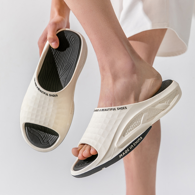 中力四季时尚一字拖透气厚底拖鞋
