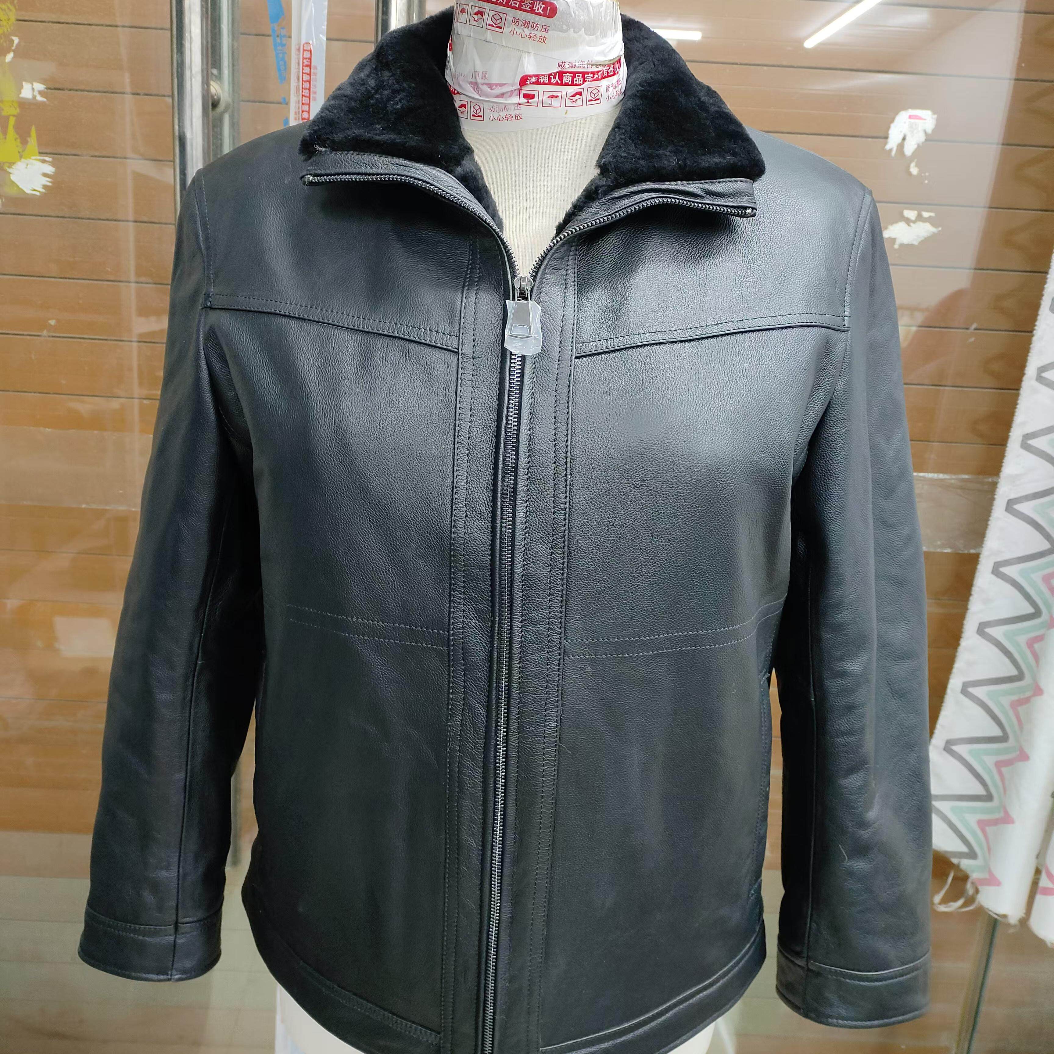 冬季牛羊皮毛一体时尚防寒男士皮衣,男装,皮衣,淘宝优惠券,粉丝福利购,淘宝优惠卷