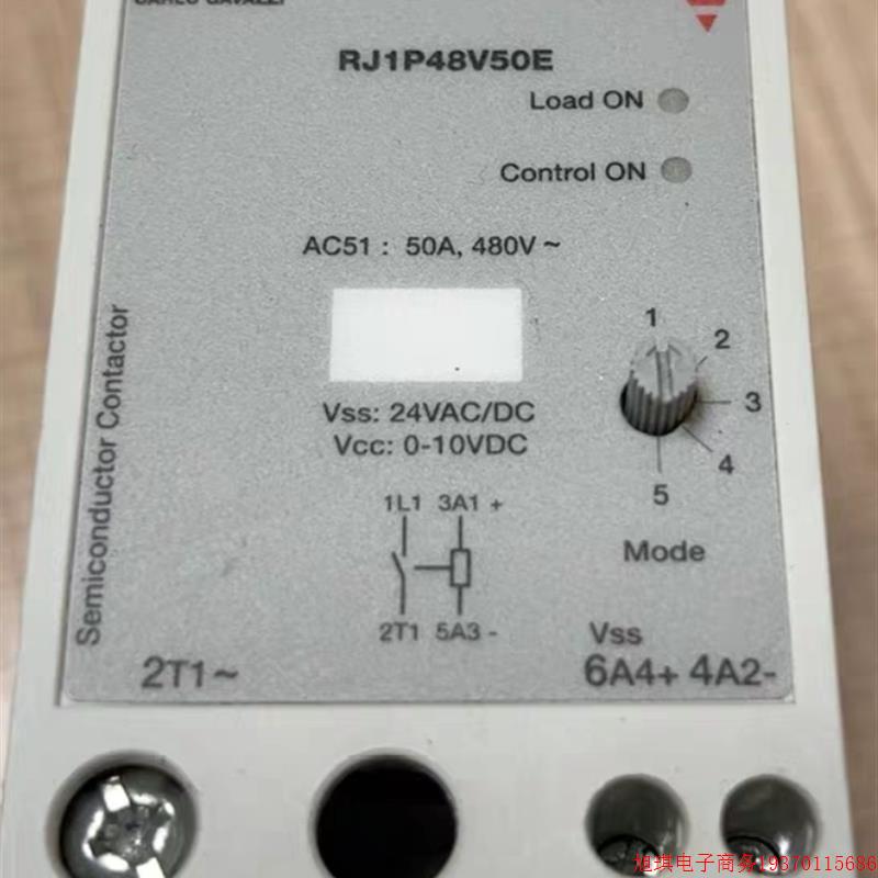 拍前询价:拆机RJ1P48V50E瑞士佳乐正品多功能模拟量固态继电器电