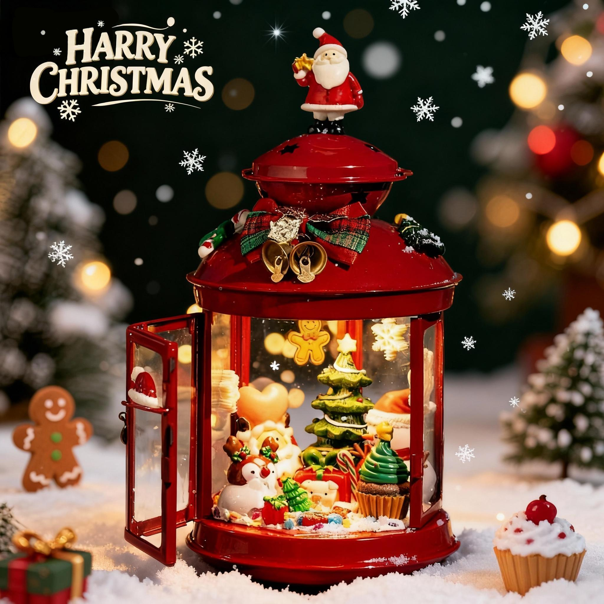 圣诞节手工礼物小夜灯烛台灯