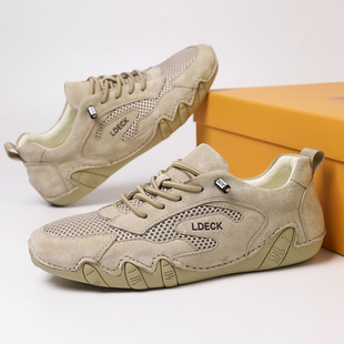 正品LDECK亚马逊爆款大码男女鞋户外休闲鞋夏季透气网面鞋运动鞋