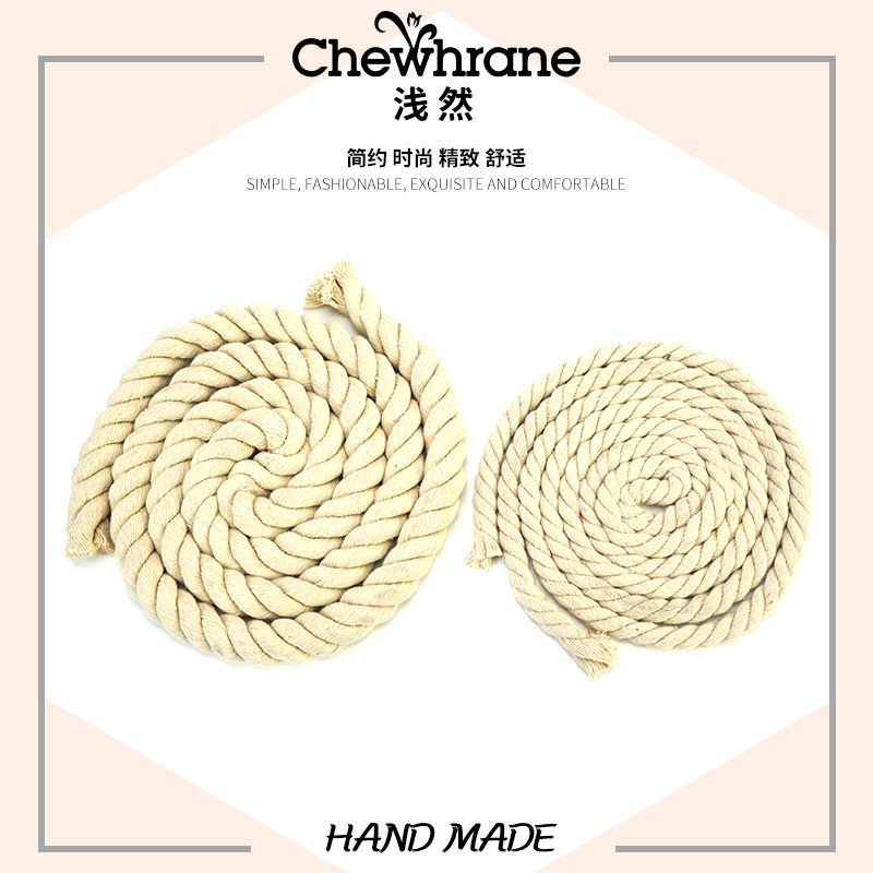 三股棉绳装饰绳子编织全棉捆绑绳耐磨手工diy束口绑绳麻绳粗棉线|ruв категории домашний ткань, швейная diy материалов, инструментов и готовой продукции, швейная diy аксессуары/аксессуары/аксессуары, канат - от Buy2taobao.com для оказания профессиональной услуги покупки агента Taobao