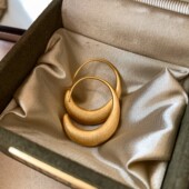 S925银复古拉丝金属银色耳环女轻奢小众独特高级感耳钩气质耳饰品