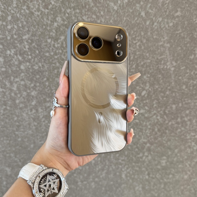 适用于iPhone17promax手机壳羽毛