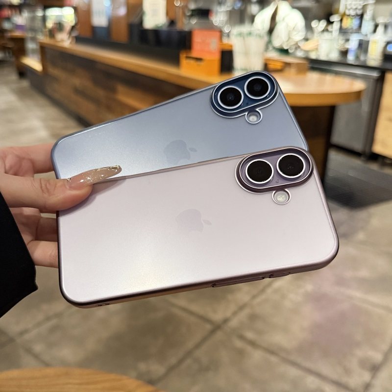 新款青雾蓝适用于苹果17手机壳新款轻薄磨砂电镀iPhoneAir大孔边框17promax简约防摔高级感情侣男女硬套17pro,3C数码配件,手机保护套/壳,淘宝优惠券,粉丝福利购,淘宝优惠卷