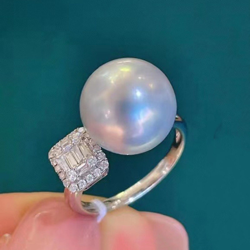 XYZB/欣韵纯银配件珍珠戒指空托