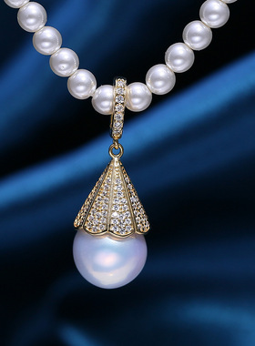 可打开珍珠吊坠扣头空托