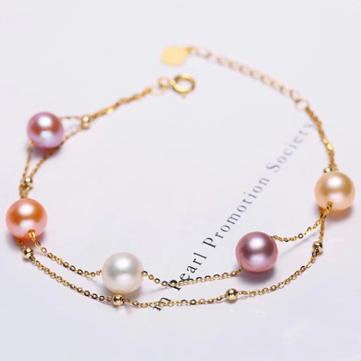 DIY套装配件 S925纯银珍珠路路通满天星项链手链脚链空托 半成品