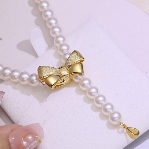 欣韵diy珍珠配件项链毛衣链夹扣