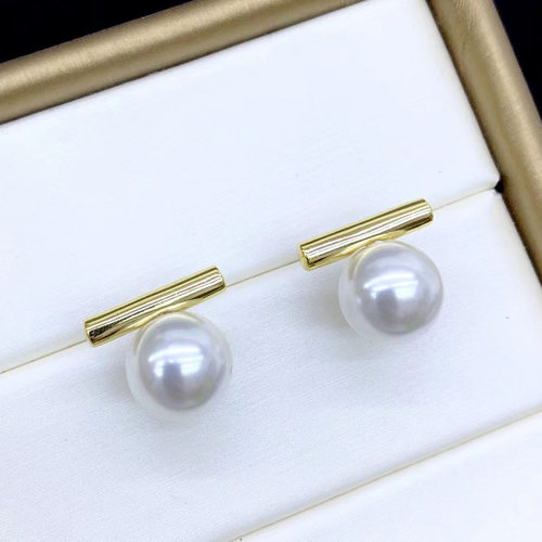 欣韵配件s925纯银平衡木耳钉空托