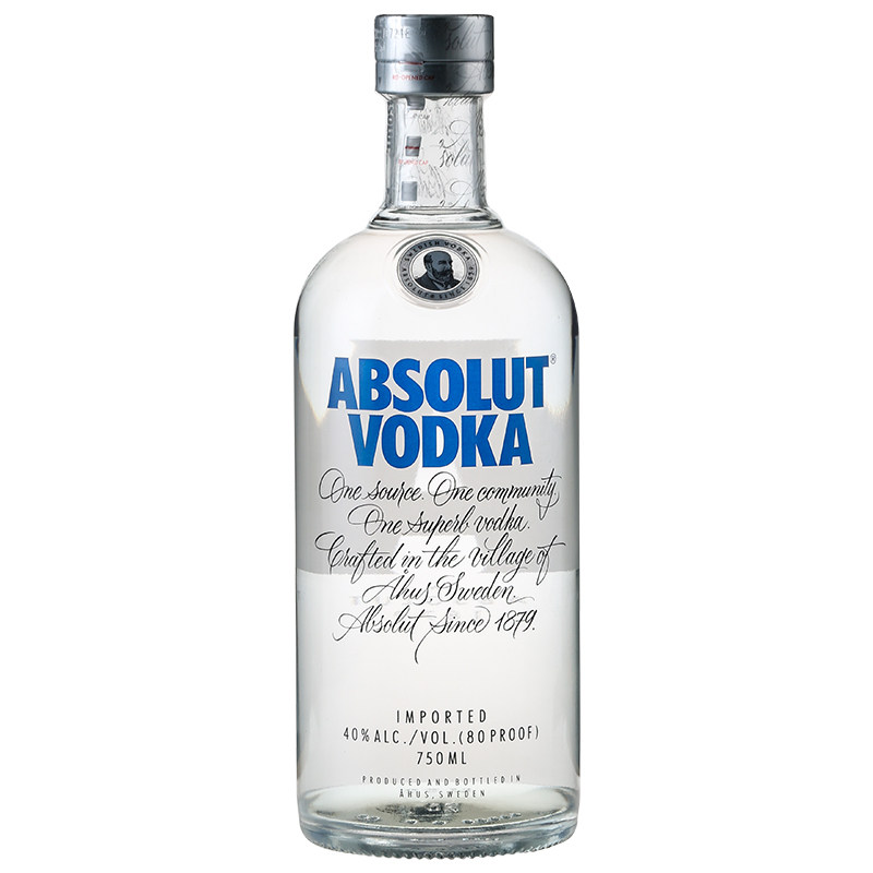瑞典原装进口【absolut】 瑞典绝对原味伏特加700ml