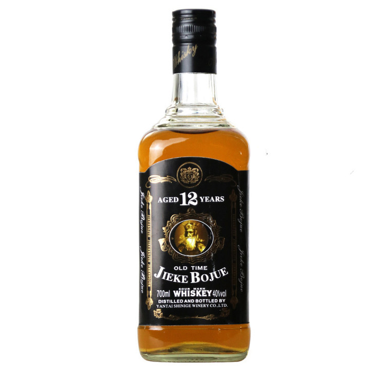 洋酒 杰克伯爵威士忌12年700ml 夜场酒吧招待酒 聚会实惠酒40度