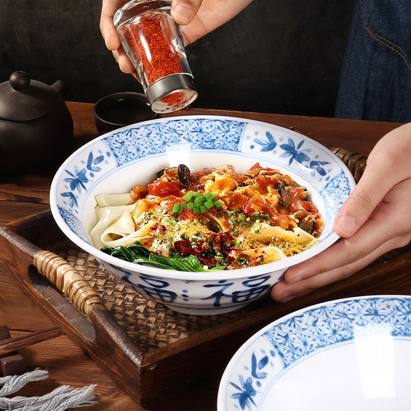 密胺贴花面碗商用牛肉面碗拉面碗麻辣烫碗油泼面烩面大碗面馆专用,餐饮具,碗,淘宝优惠券,粉丝福利购,淘宝优惠卷