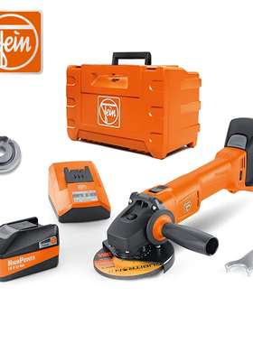 fein泛音CCG18-125充电角式磨机开槽器锂电电池大功率切割片电动