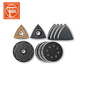 德国fein泛音万应宝砂纸打磨自粘砂纸抛光圆型磨垫手指型配件万用