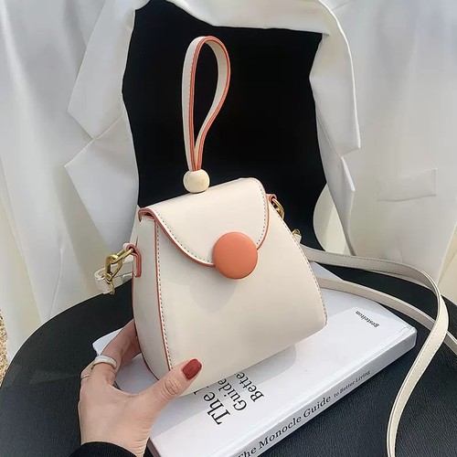 撞色贝壳包百搭ins单肩包斜挎包