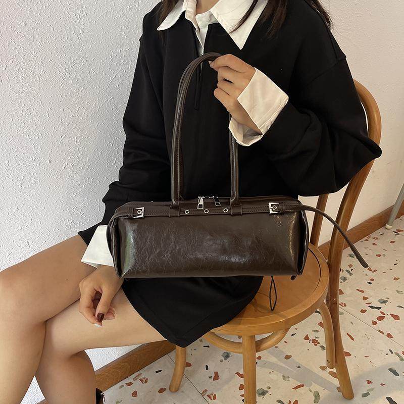 高级感腋下豹纹包女2024秋冬新款