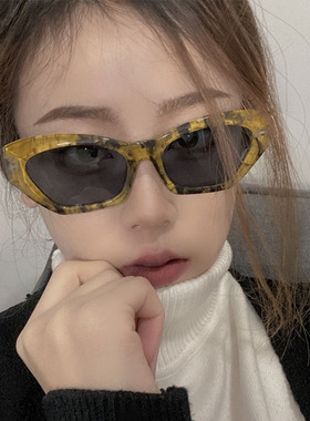 2022夏季高级感墨镜欧美猫眼男