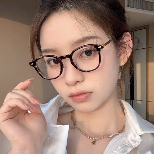 超轻男女款小框是金属近视眼镜框