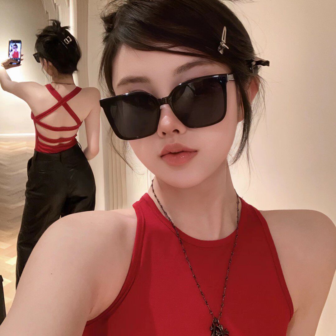 UV400防紫外线方形情侣款太阳镜