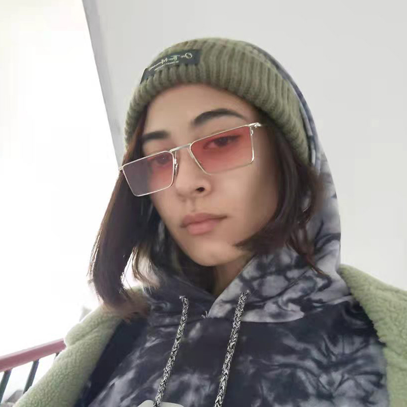 GM遮阳防紫外线长方形男女墨镜