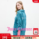 Juicy Couture橘滋外套女灯芯绒刺绣加厚开衫 上衣