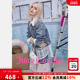牛仔粗花呢拼接圆领短款 Juicy Couture橘滋外套女26年春新款 上衣
