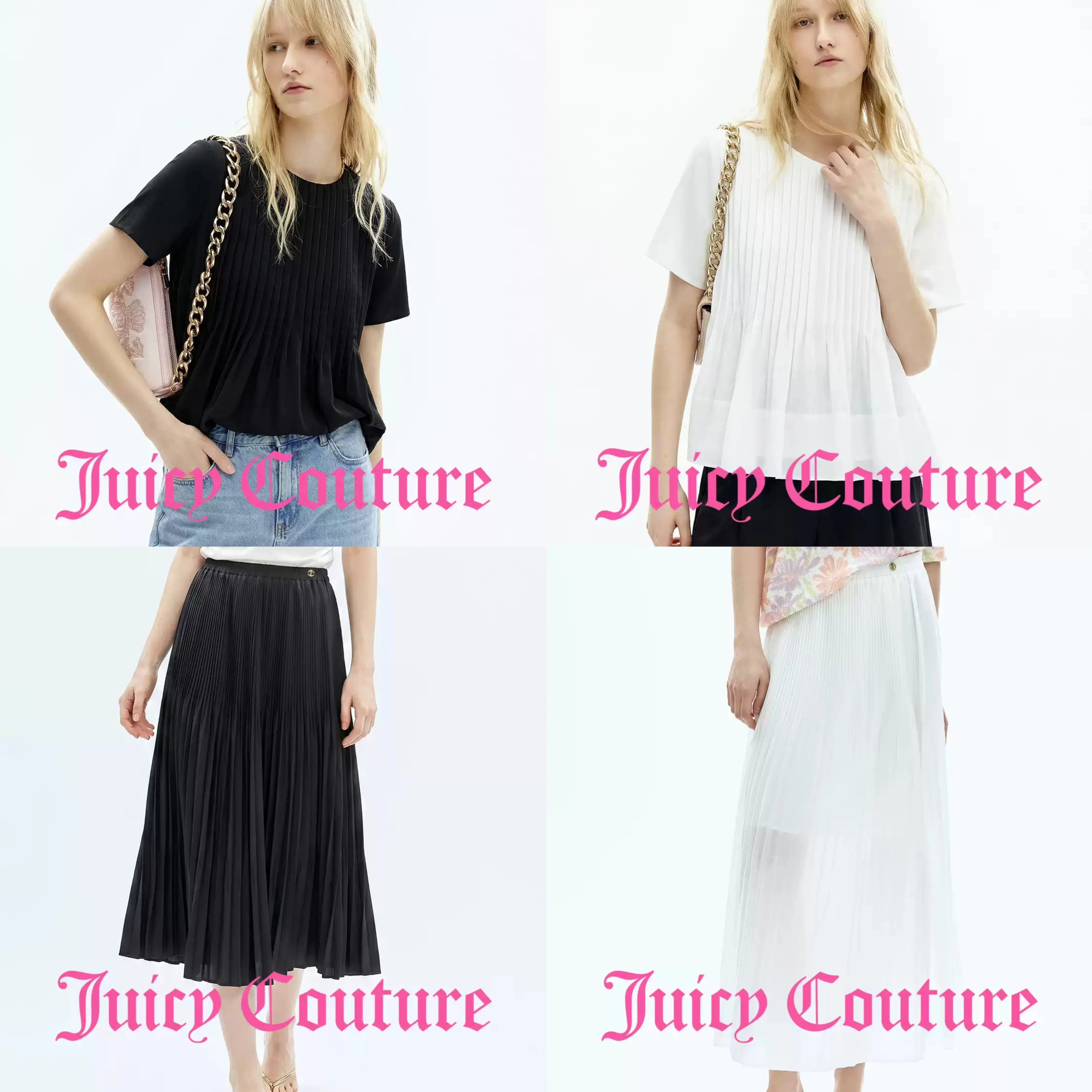 【套装集合】【超能小太阳】Juicy Couture橘滋半身裙女