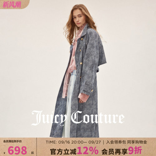 JuicyCouture橘滋牛仔风衣