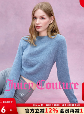 Juicy Couture【slow cleanfit系列】橘滋针织衫女25年秋冬毛衣