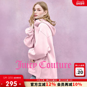 Juicy 橘滋卫衣女粉色连帽宽松上衣 cleanfit系列 Couture slow