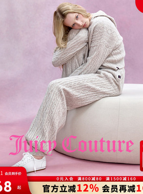 Juicy Couture【slow cleanfit系列】橘滋休闲裤女25秋冬新款长裤